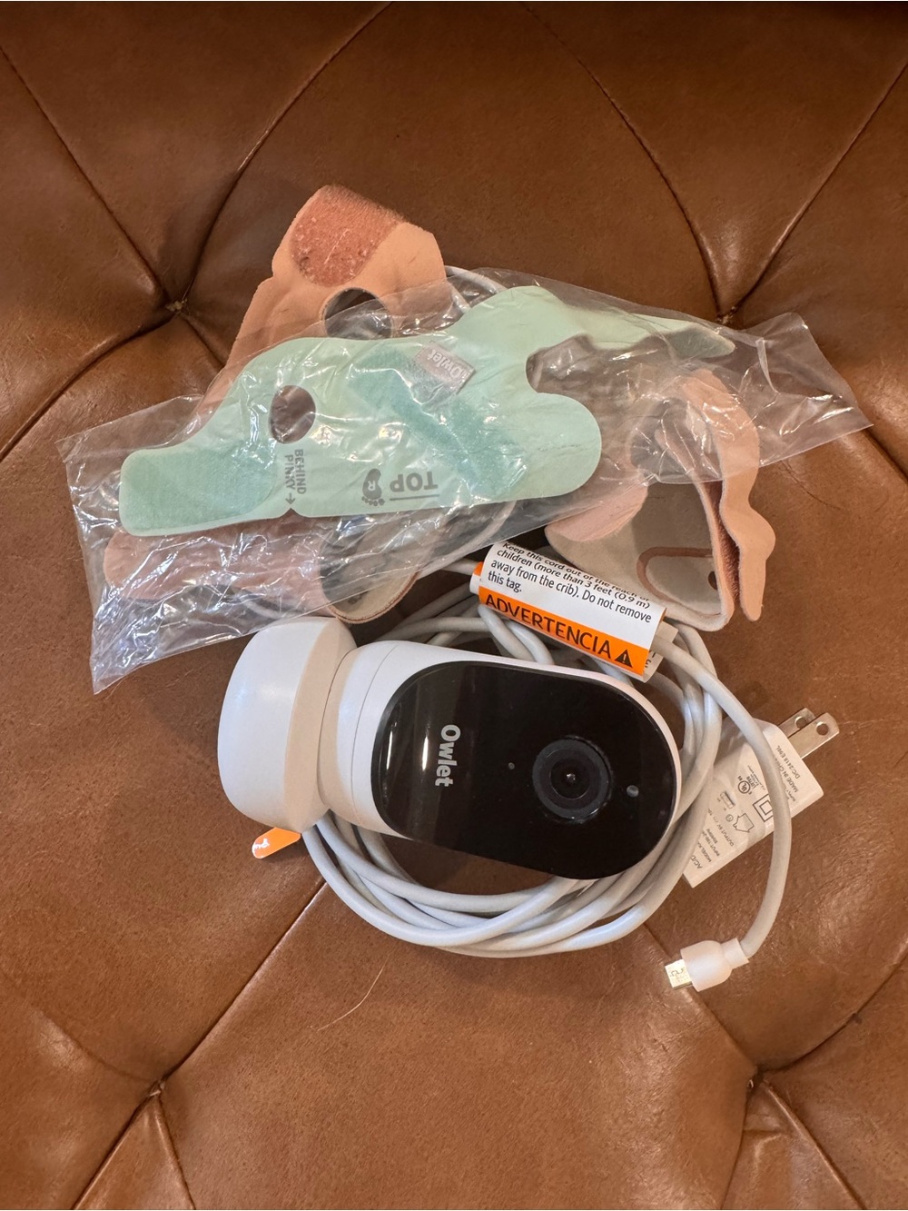 Owlet Smart Sock Camera with Sock and Straps